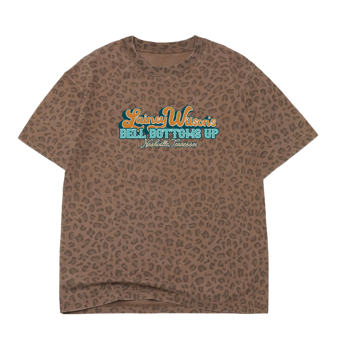 Lainey Wilson Cheetah Logo Tee