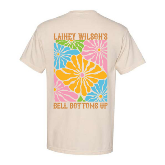 Lainey Wilson Cream Flower Tee