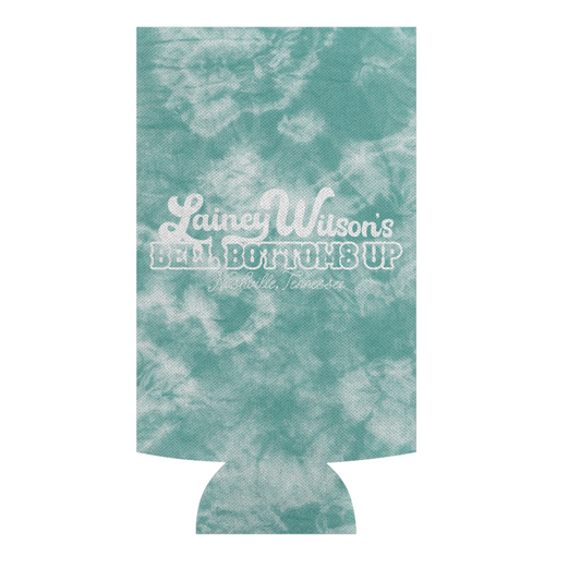 Lainey Wilson Teal Tie Dye Koozie